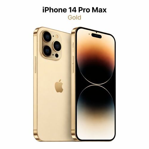 iPhone 14 Pro Max in gold